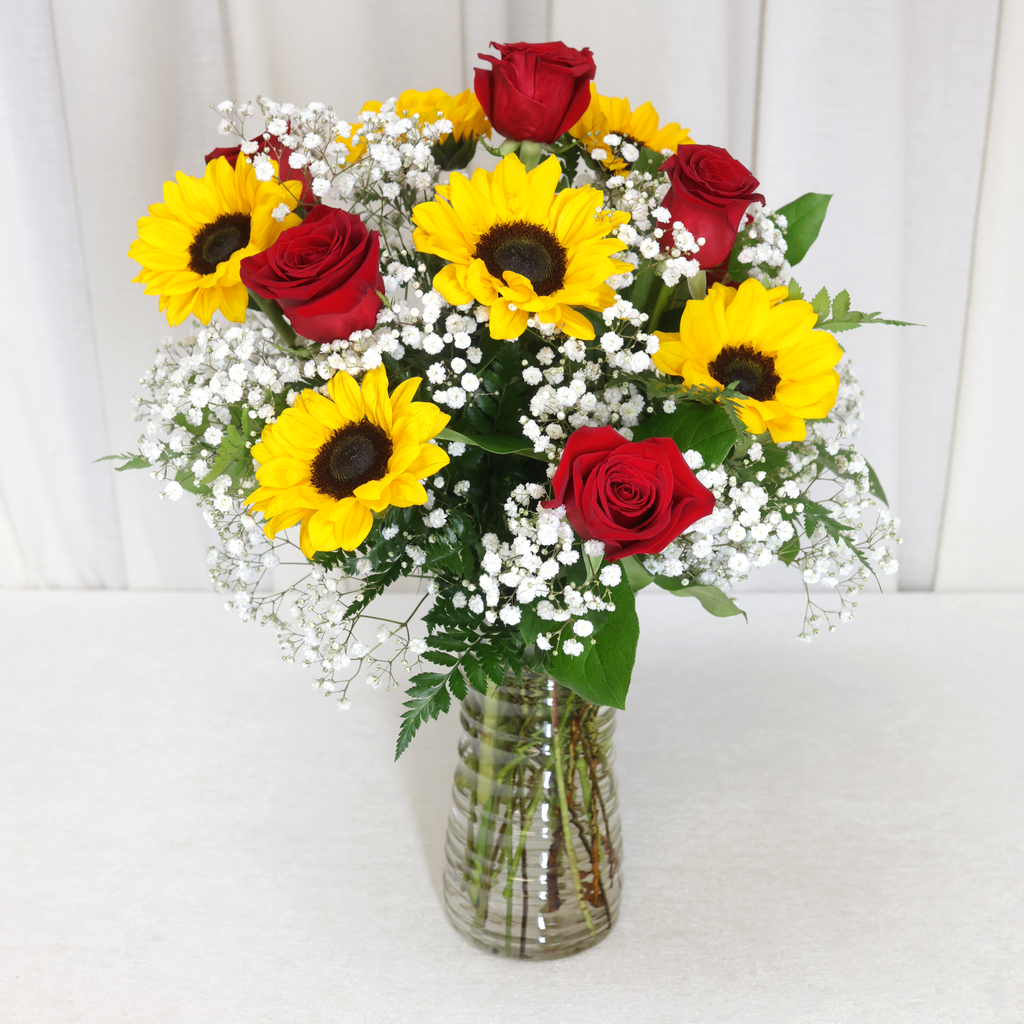 Roses Meet Sunshine