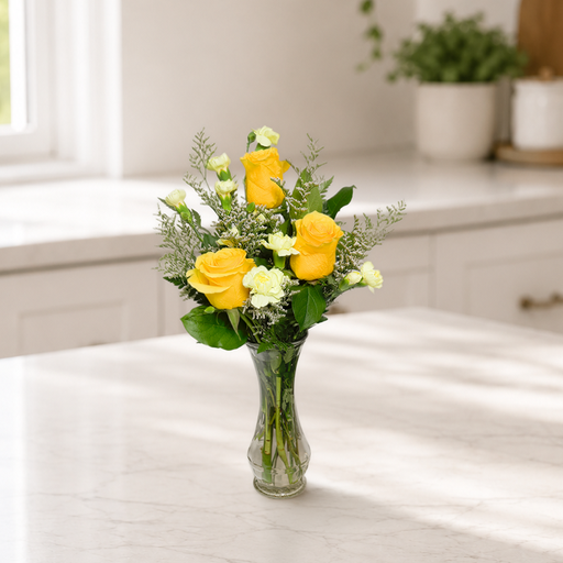 Rose Trio (Yellow)